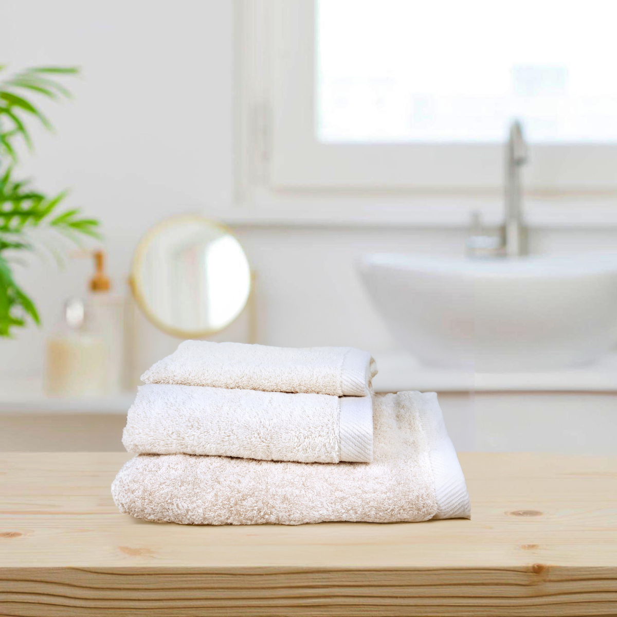 FIBO2 Essential Towel Set (100% Organic Cotton)